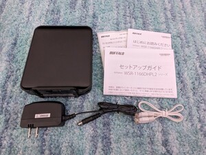 0605u0806　バッファロー WiFi 無線LAN ルーター WSR-1166DHPL2/N 11ac ac1200 866+300Mbps IPv6対応 デュアルバンド