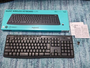 0605u1834　ロジクール ワイヤレスキーボード K295GP 静音 耐水 キーボード 無線 Unifying K295