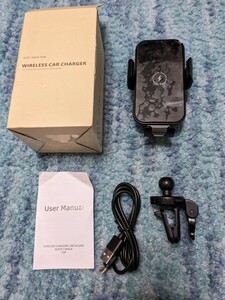 0605u0825　車載ワイヤレス充電器 車載ホルダー 15W急速充電 スマホホルダー 車 ワイヤレス充電 自動開閉