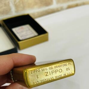 【レア】ZIPPO ジッポー ライター ヴィンテージ PAT 2032695 オイルライター usedの画像6