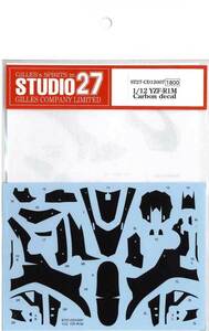 [STUDIO27]1/12 YZF-R1M Carbon decal * repeated production *