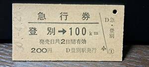 A (3) 登別→100km 0963