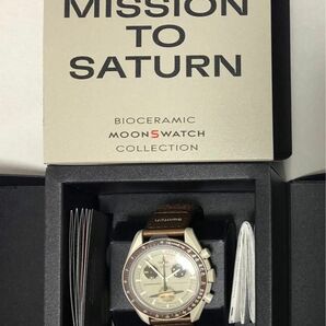 新品 Swatch × Omega Mission to Saturn SO33T100 スウォッチ オメガ スピードマスター 