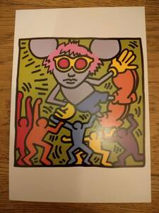 即決300円 Keith Haring　キースへリング　ポストカード　絵葉書　絵はがき 2