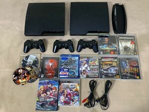 ◆☆376 ゲーム機 など まとめ PS3本体、コントローラー、ゲームソフト ガンゲームバリューバック など 動作未確認◆T