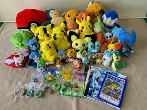 **461 Pokemon goods summarize soft toy, free ., pouch handkerchie etc. anime Pokemon *T