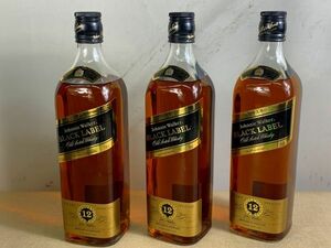 *GH84 * not yet . plug goods * whisky 3ps.@ summarize Johnny War car black label 750ml 43 times approximately 4kg*T