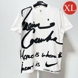 【サイズ：XL】Naomi Osaka Nike COMME des GARCONS Message Print Tee 大坂なおみ ナイキ コムデギャルソン メッセージ Tシャツ