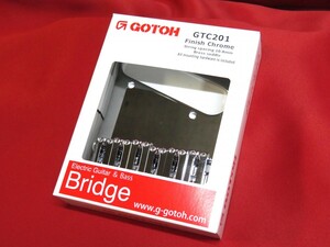 ★新品セール/最安値★GOTOH/GTC201-C◆国産 高品質 高精度！ゴトー テレキャスター TL◇ブラス/Brass サドル ブリッジ Chrome/クローム