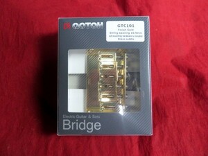 ★新品セール/最安値★GOTOH/GTC101-GG◆国産 高品質 高精度！ゴトー ◇ハードテイル ブラス/Brass サドル ブリッジ G/Gold/ゴールド