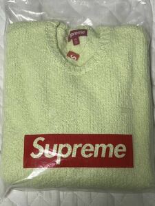 サイズXXL Supreme シュプリーム Boucle Small Box Sweater ブークレ スモールボックス セーター Bright Lime ブライトライム