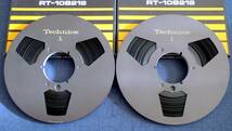Technics テクニクス 10号 オープンリールテープ　RT-10B218×2本、RP-10A×1本、他全4本セット メタルリール 録音済み！美品！_画像2