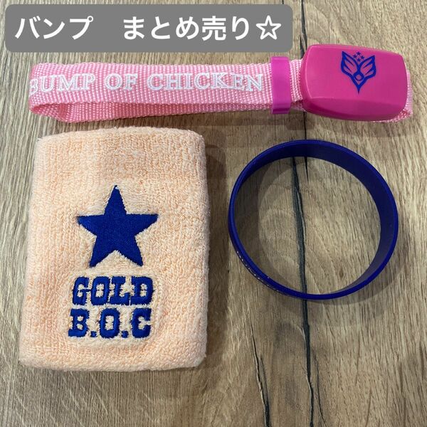 BUMP OF CHICKEN バンプ　リストバンド　ラバーバンド　ザイロバンド　まとめ売り　ライブ　グッズ