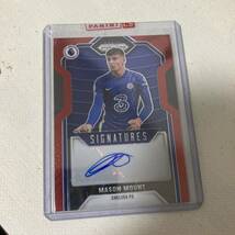 2021-22 Panini Prizm Premier League Soccer Mason Mount Auto Chelsea 直筆サインカード メイソン マウント_画像1