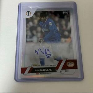 2023 Topps UCC NONI MADUEKE auto 直筆サインカード