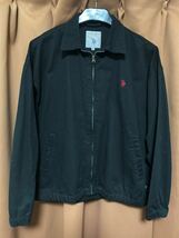 U.S. POLO ASSN ユーエス ポロ アッスン スウィングトップ Drizzler Jacket ブルゾン ジャケット 黒 古着 _画像1