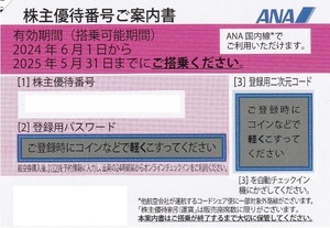 全日空/ＡＮＡ/株主優待券/最新/2025年5月末-1