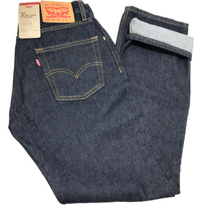 リーバイス メンズ デニム ジーンズ 555 96 RELAXED STRAIGHT インディゴ ブルー パンツ JEANS W28 L32 未使用 古着 Levi's