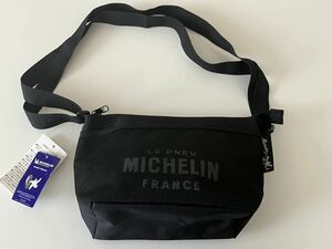 MICHELIN(ミシュラン)Shoulder pouch/Mesh pocket /ショルダーバッグ/ポーチ /ブラック/ビバンダム