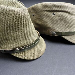 旧日本軍 夏帽 陸軍 昭和帽子 の画像7