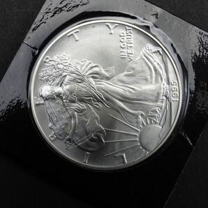 銀貨 アメリカ 証明書付 銀貨 Coin 1ドル SILVER EAGLE Silver Eagle メダル 1円スタートの画像4