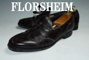 ◆DSC6487◆驚愕の2999円～完全売り切り！フローシャイム◆Florsheim/27.5㎝/ロー/高級上質レザー仕様モデル！熟練の職人技巧！高級革靴！