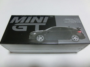 MINI GT 1/64 Honda シビック Type R 2023 クリスタルブラック・パール W/ Advan GT Wheel 右ハンドル MGT00585-R