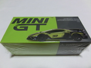 MINI GT 1/64 LB-Silhouette WORKS ランボルギーニ アヴェンタドール GT EVO ライム 左ハンドル MGT00605-L 新品