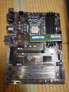 【動作確認済みセット】i7 6700k z170-S01 DDR4-8GB