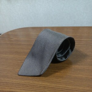 DURBAN Durban necktie weave pattern tea Brown Italy cloth beautiful gloss silk 100% remote Work tere Work simple 1 color 