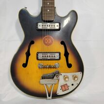 希少 Teisco EP-2L エレキトリックギター テスコ ビザールギター ヴィンテージ 1960年代 レスポール レトロ 音出しOK_画像2