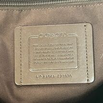 1円〜 美品 COACH COACHメンズ 2way ビジネスバッグ ブリーフケース ベケット ポート フォリオ シグネチャー 本革 A1961-F73970_画像7