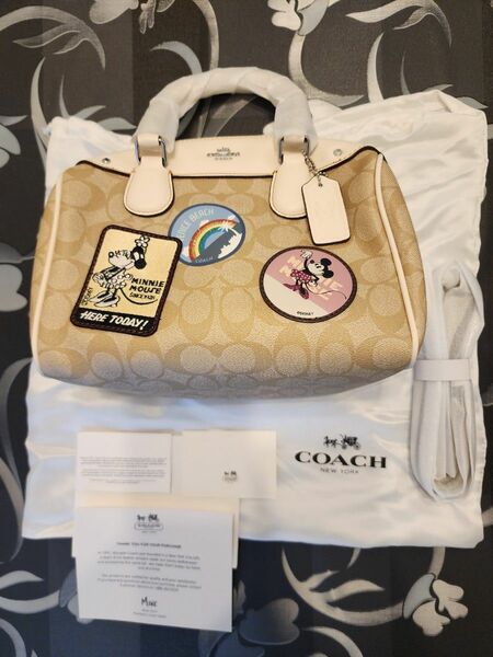 【新品未使用】COACH ミニーコラボ バッグ 2WAY