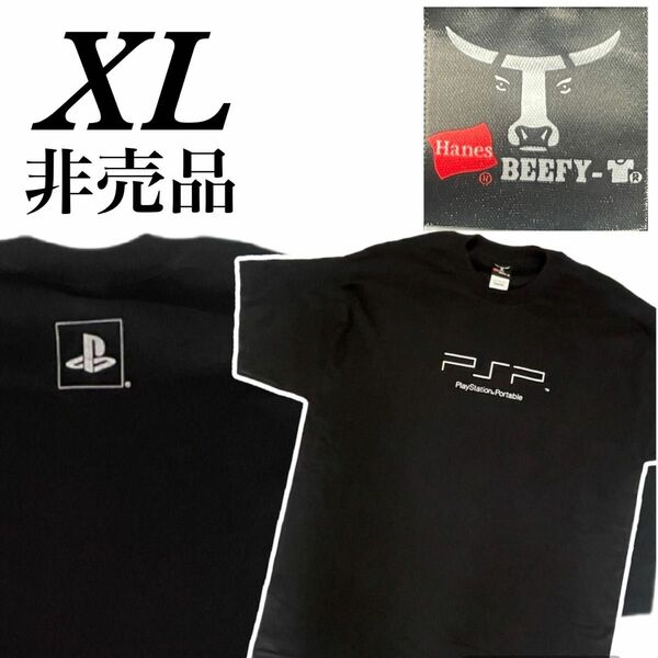 【非売品】新品未使用 PSPプロモTシャツ 2007 ゲームTシャツ ＸＬ　PSPポータブルTシャツ