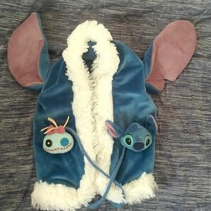 Disney　スティッチ　ぬい付き帽子