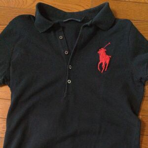 RALPH LAUREN 　ビッグポニー 半袖ポロシャツ　Lサイズ　BLACK