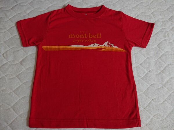 モンベル Tシャツ 110 赤