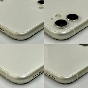 【中古/ジャンク】docomo iPhone11 64GB MHDC3J/A ホワイト 判定〇 / SIMフリー SIMロック解除済み Appleの画像6