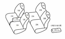 ベレッツァ カジュアル シートカバー ムーヴラテ L550S L560S H16/8～H19/6 L/X/Xリミテッド/RS/RSリミテッド/モユ_画像2