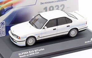 ソリド　1/43　BMW・アルピナB10 ビターボ E34　white