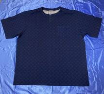 和柄 (イチマツ模様)ビッグ半袖Tシャツ メンズ大きいサイズ 5L_画像2