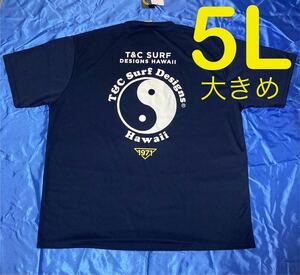 T&C surf (BIGロゴ)メッシュ半袖Tシャツ メンズ大きいサイズ 5L 