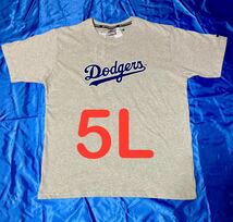 MLB ドジャース 半袖Tシャツ メンズ大きいサイズ 5L _画像1