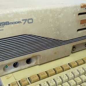 【倉庫整理】NEC PC-H98 model 70 (70-002) ハイパー98 通電確認済み キーボード付き【ジャンク】検) レトロPC PC-9800 PC-9801 PC-9821の画像6