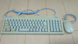 【倉庫整理】アップル Mac マッキントッシュ ADBキーボード Apple Keyboard Ⅱ M0487 + Apple Desktop Bus Mouse Ⅱ M2706 2点セットその①