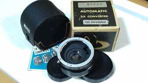 【倉庫整理】レア!? MEPRO コンバーター AUTOMATIC 2× CONVERTER for NIKKORMAT ケース・元箱付き(Nikomat / ニコマート 用?) 