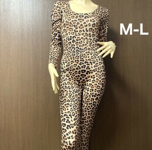 C789 стрейч! леопардовый рисунок. женщина костюм зентай! нижний . коллекция . фотосъемка . тоже! размер M-L ранг 