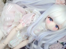 【ぐるぐる】DDH-29 SW肌 ドルフィードリーム MDD Dollfie Dream カスタムヘッド + 碁石アイ2種 パテ盛り ※小難あり_画像8