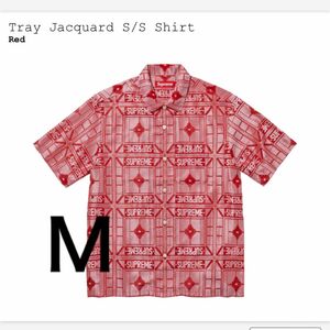 Supreme Tray Jacquard S/S Shirt "Red"