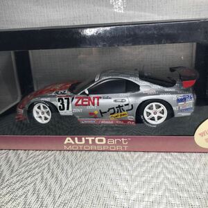 送料無料/未使用保管品/ミニカー/AUTO art MOTORSPORT/オートアート/2003 JGTC ZENT TOM'S SUPRA #37/スープラ/GT